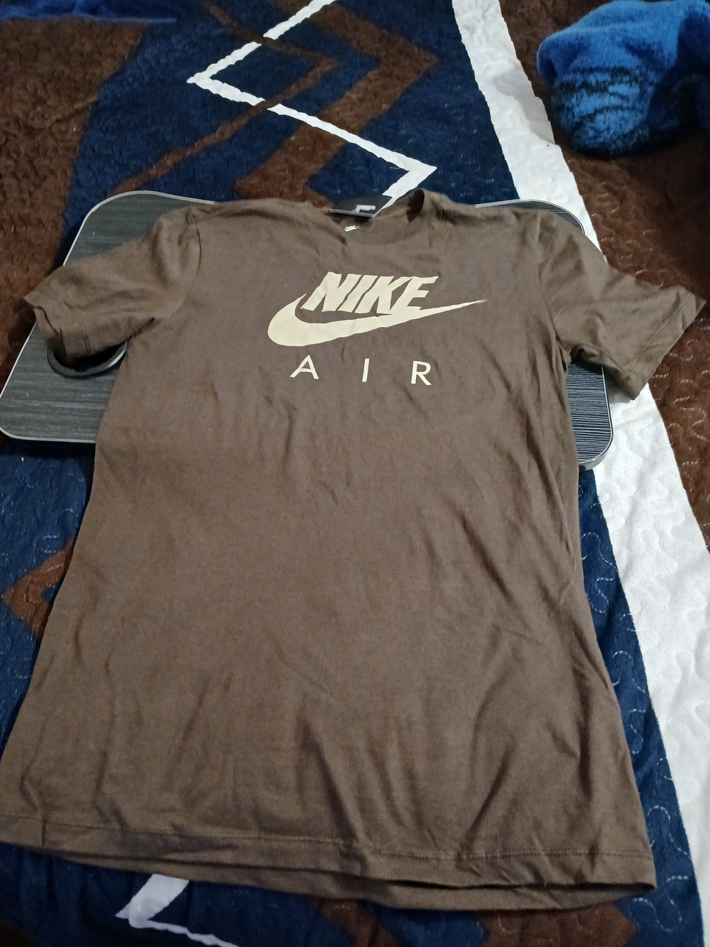 Nike Air Brown Tee with Beige Logo